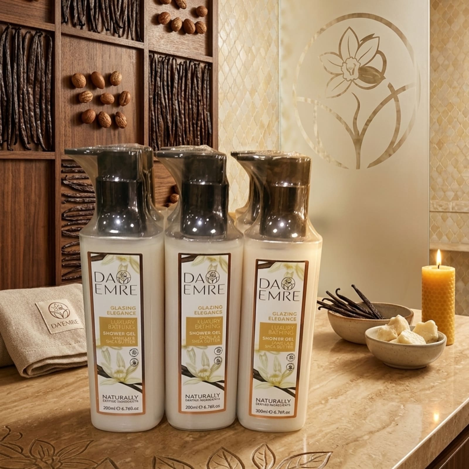 Gel Douche Vanille & Beurre de Karité Da Emre