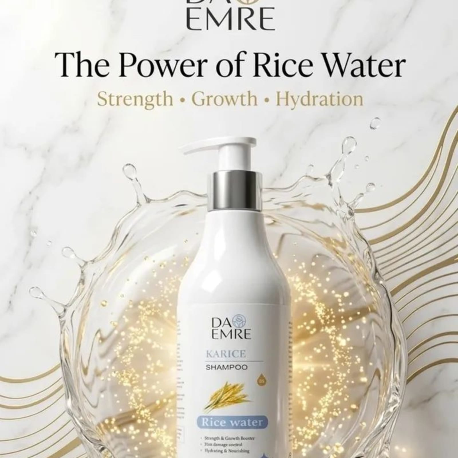 Shampooing à l'Eau de Riz