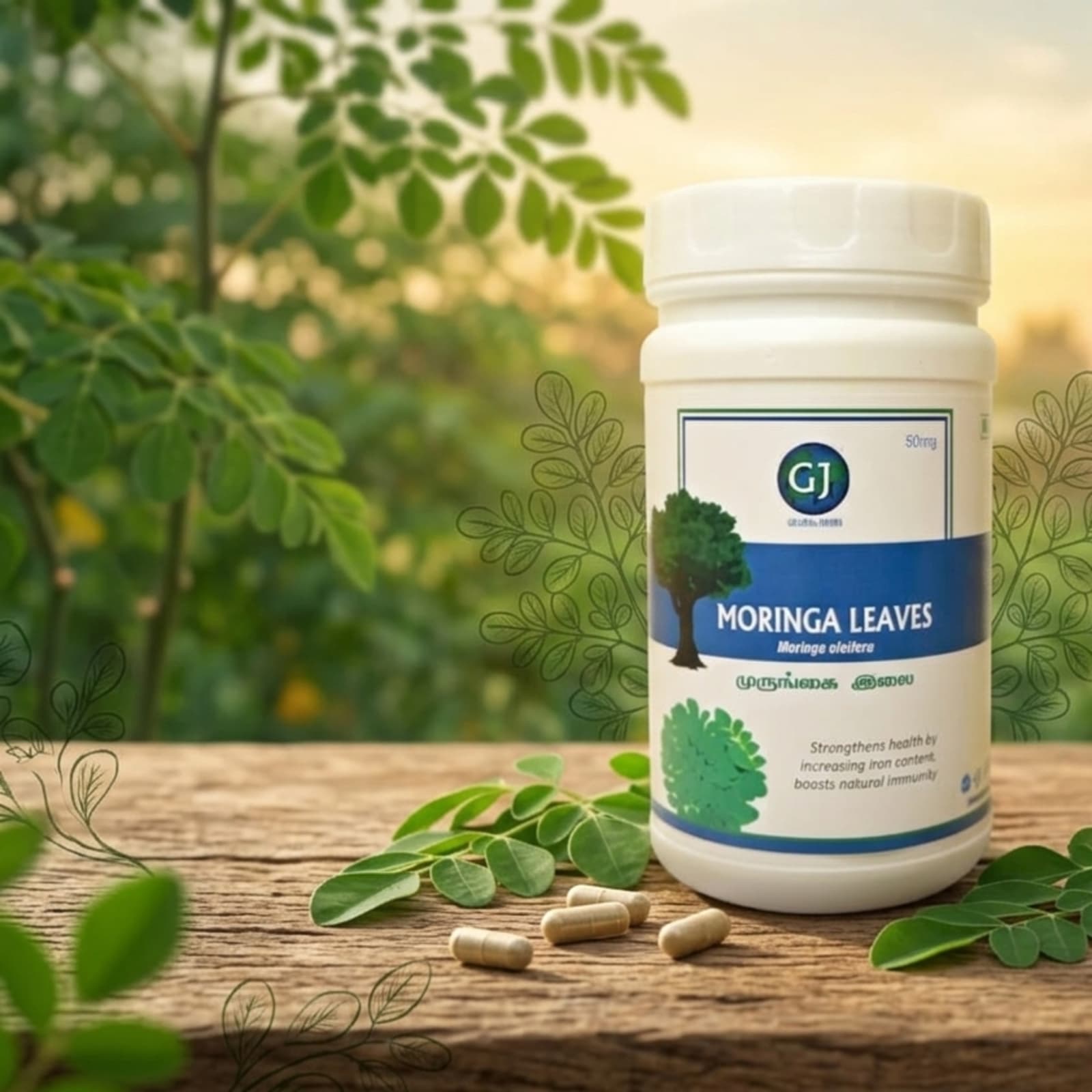 Poudre de Feuilles de Moringa