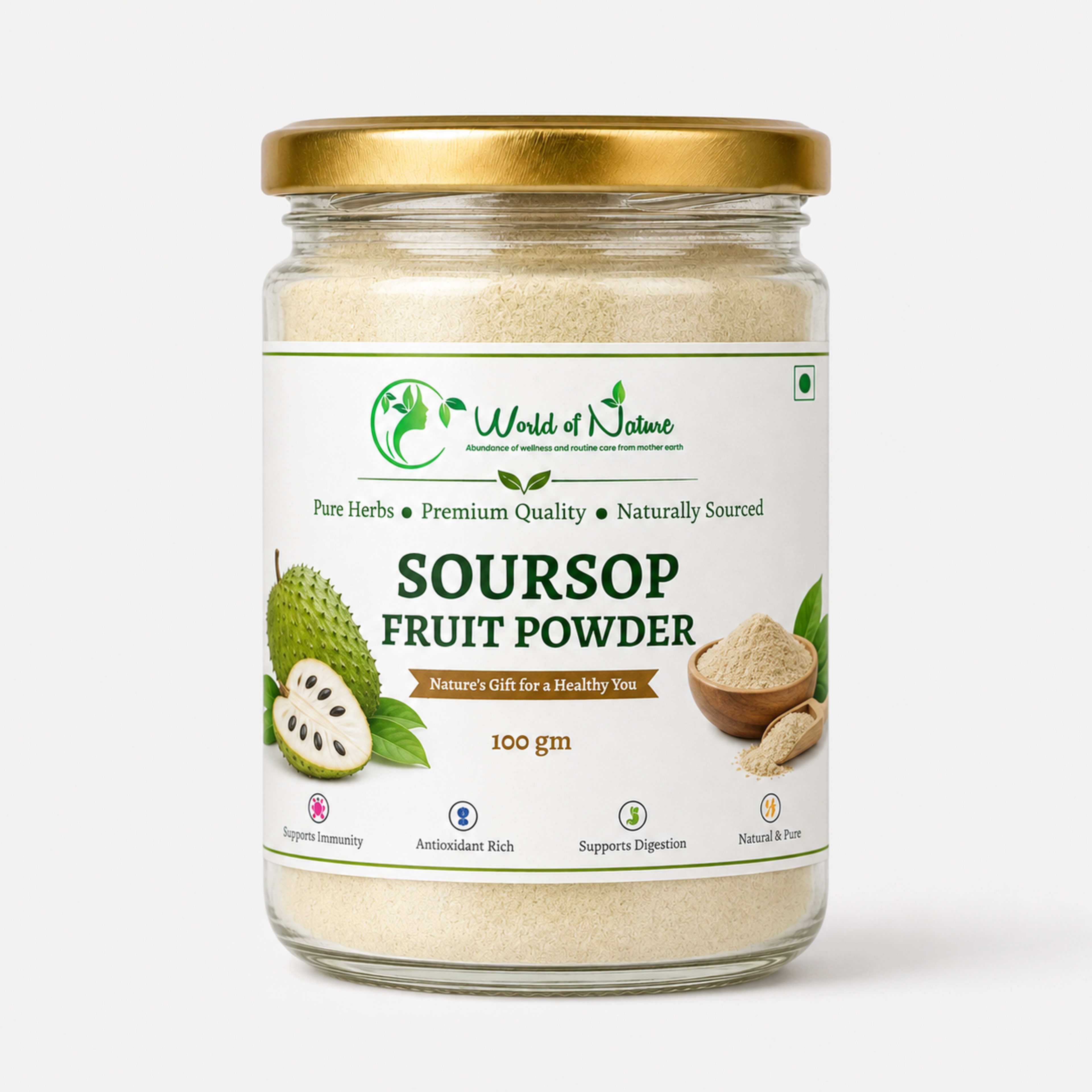 Soursop Fruit Powder (Graviola)