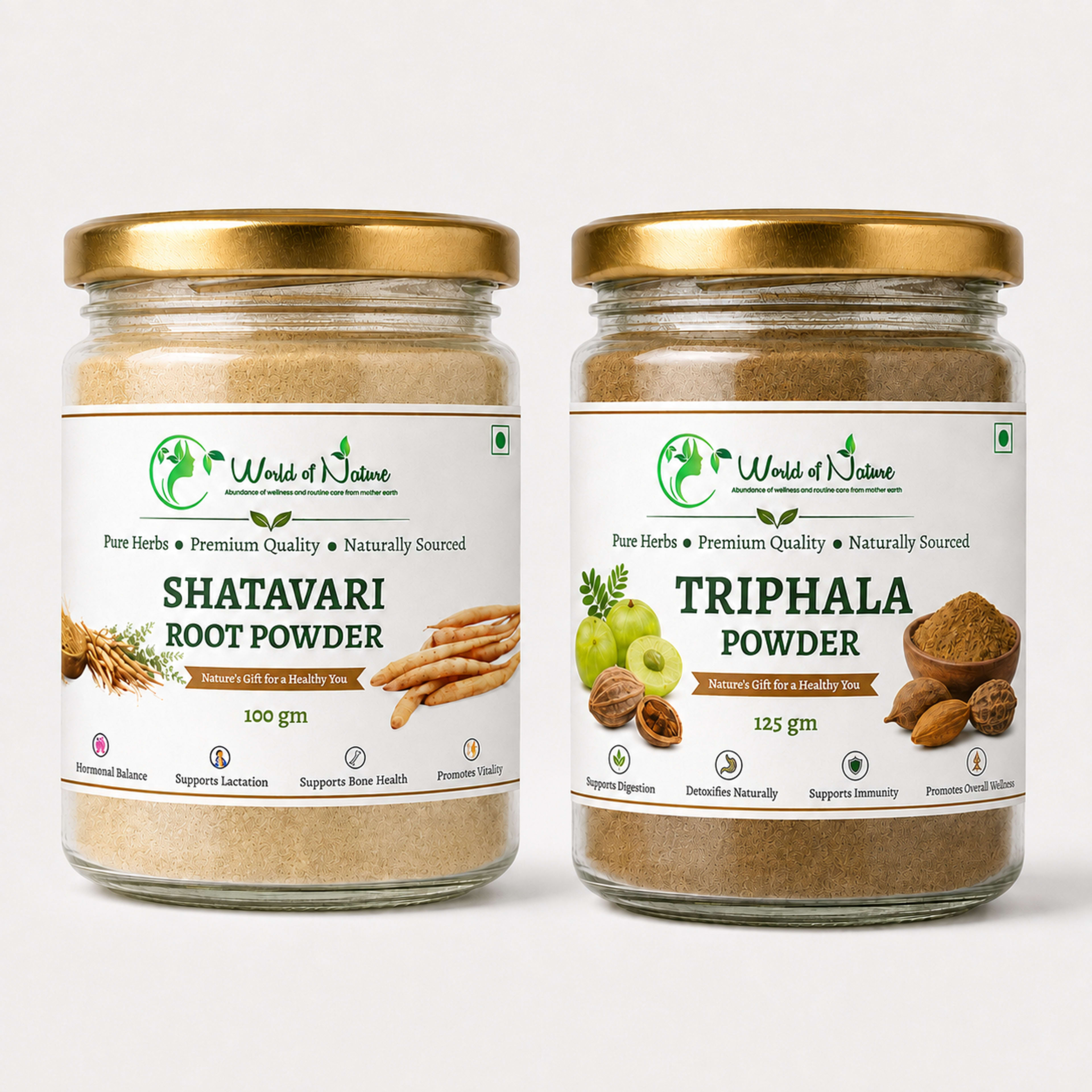 Shatavari + Triphala Powder Combo