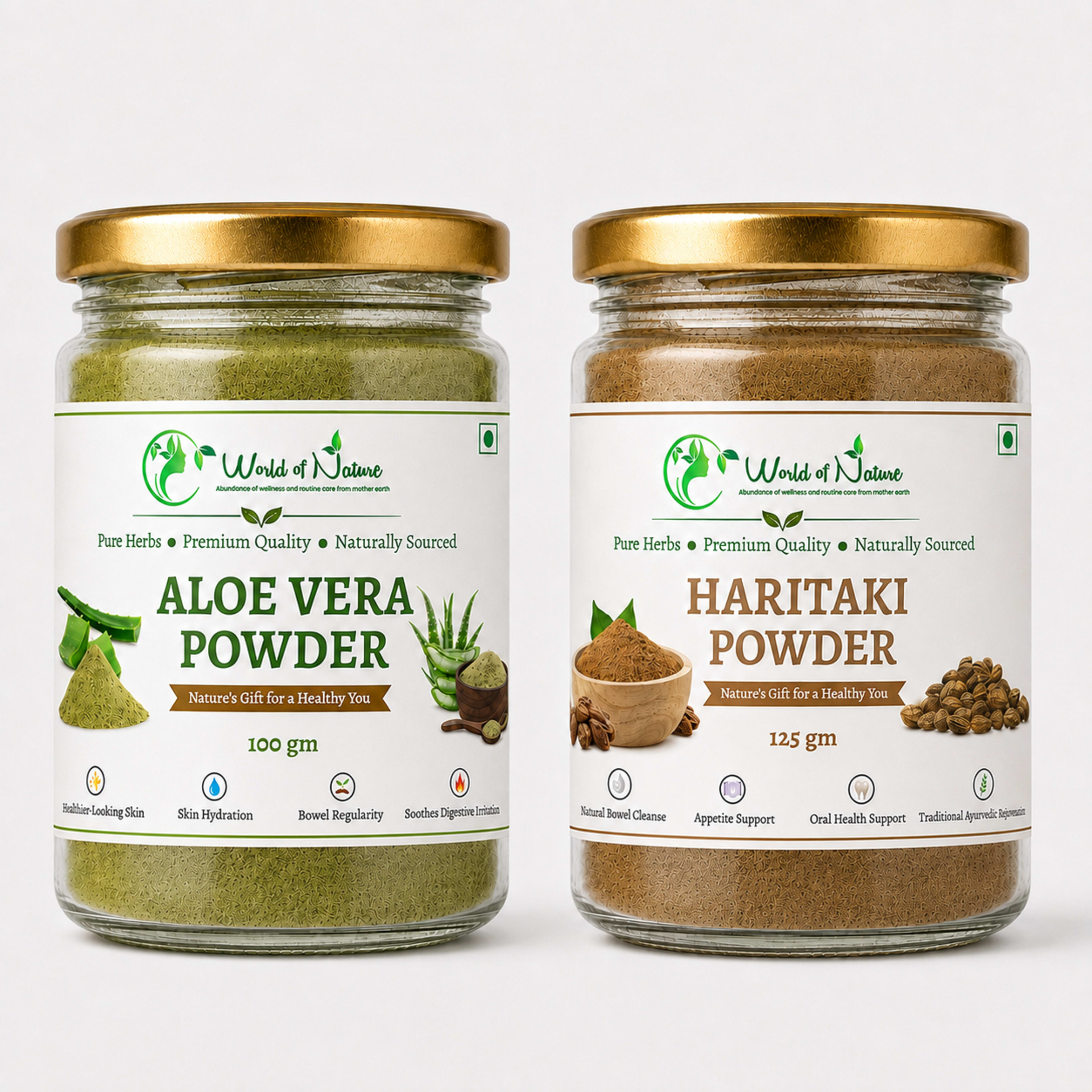 Aloe Vera + Haritaki Powder Combo