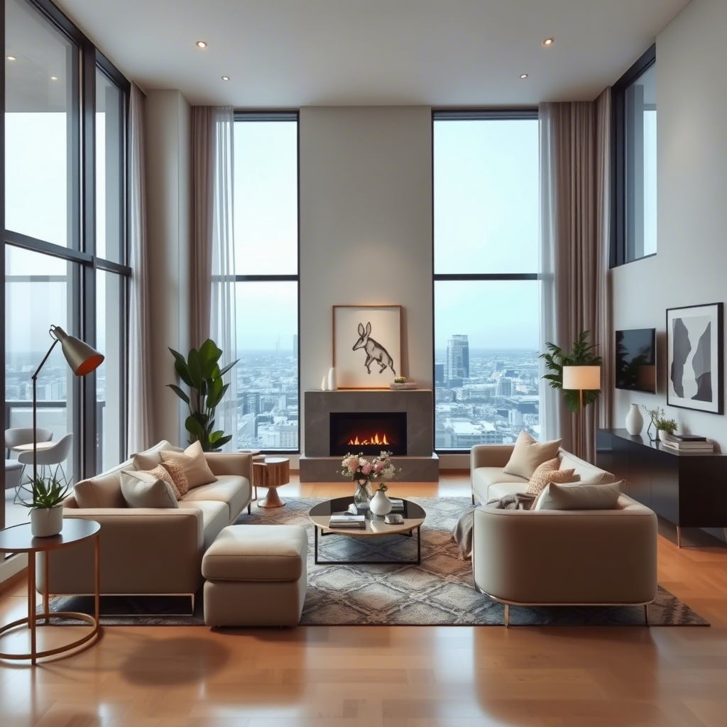 Luxury condominium interior