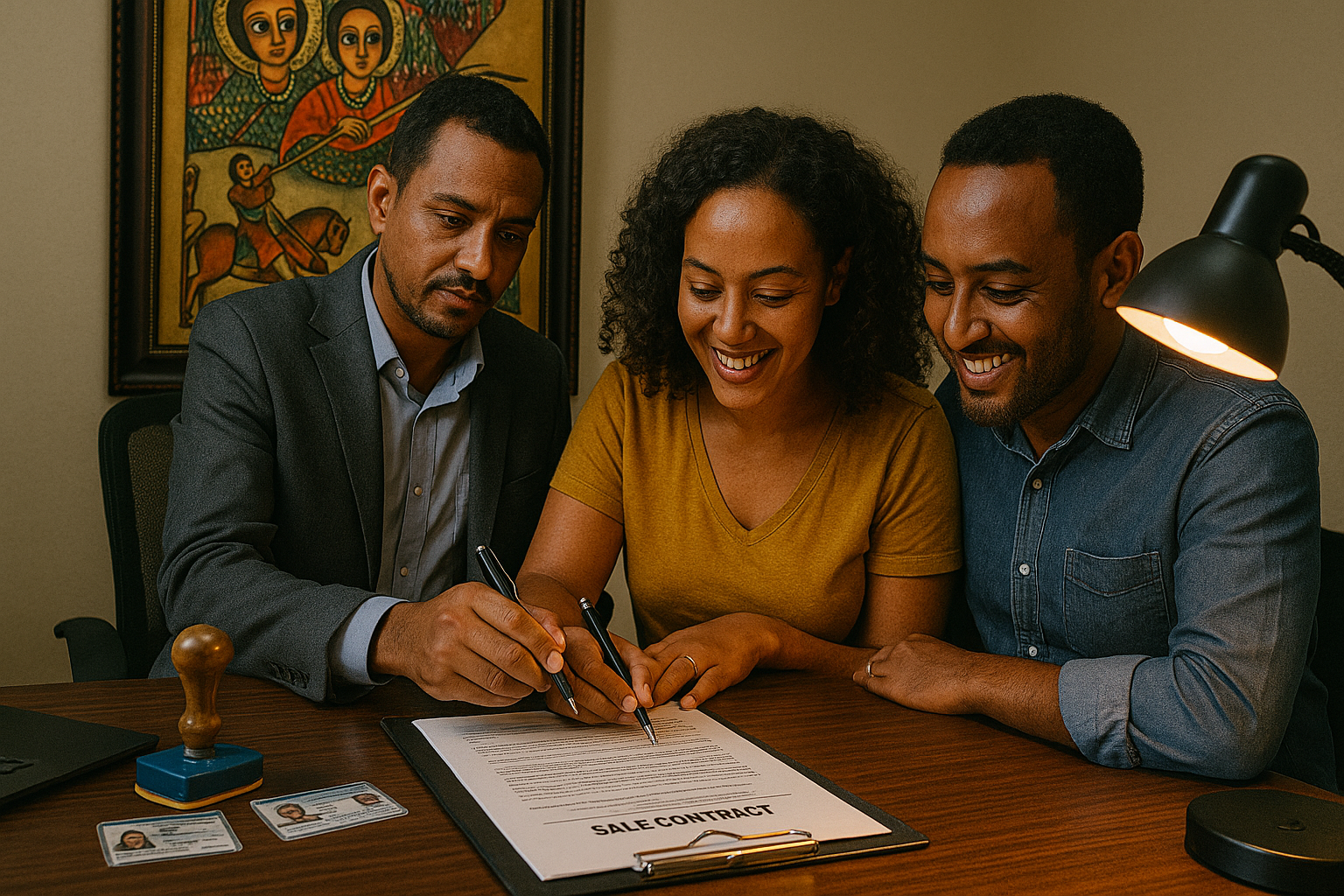Notary signing in Addis Ababa
