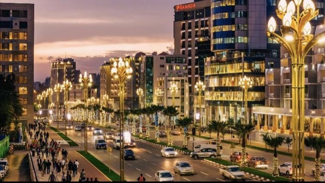 Addis Ababa at night view