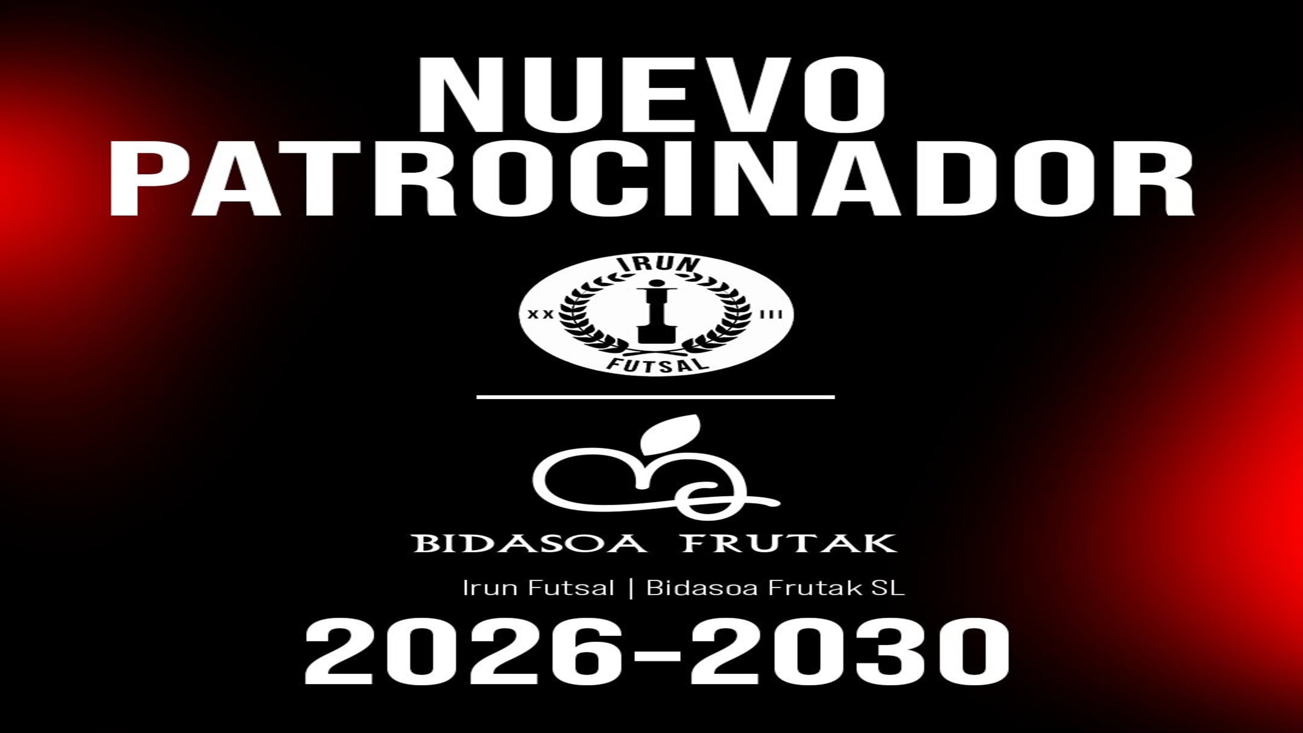 NUEVO PATROCINADOR | BIDASOA FRUTAK SL