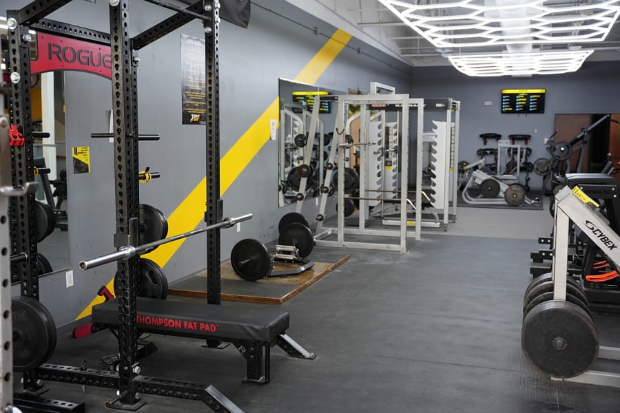 Selectorized weight machines and cable equipment at Total Body Fitness