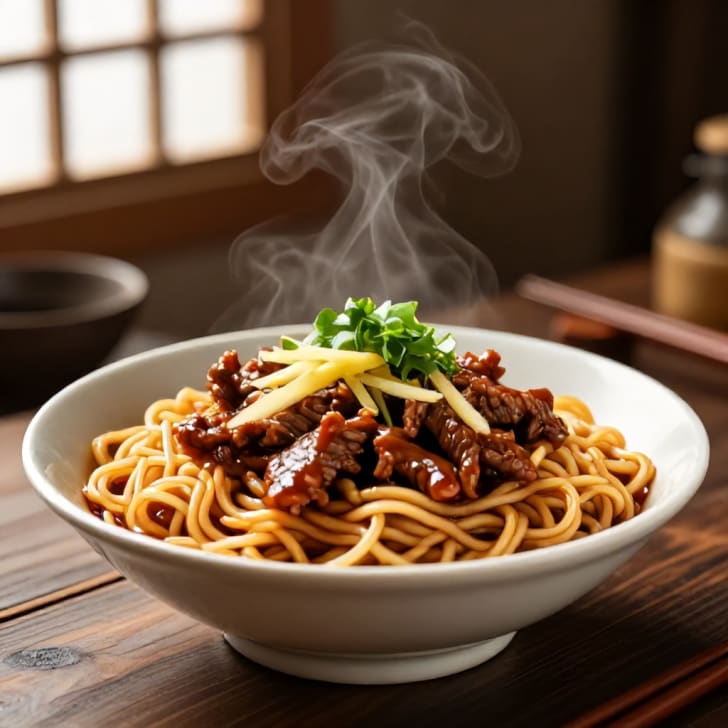 Herzhafte Rindfleisch-Ramen-Pfanne