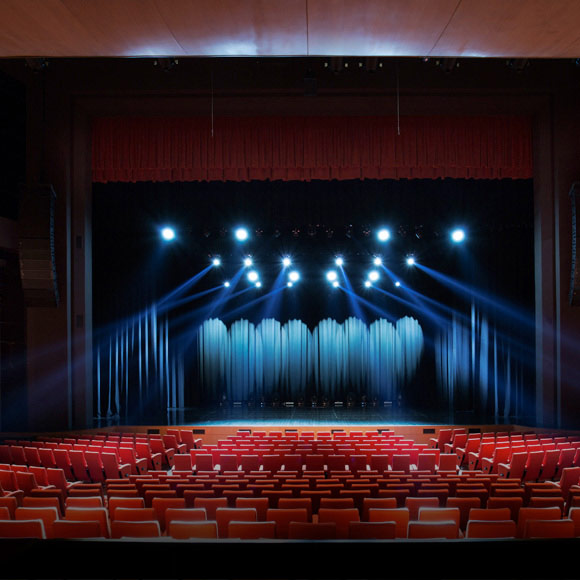 child and father swimming in the pool