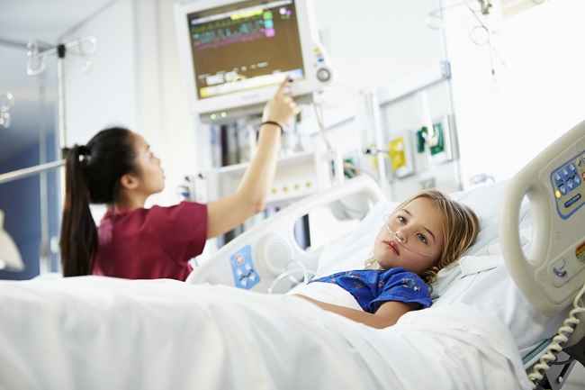 PICU Room for Intensive Care of Children in Hospitals