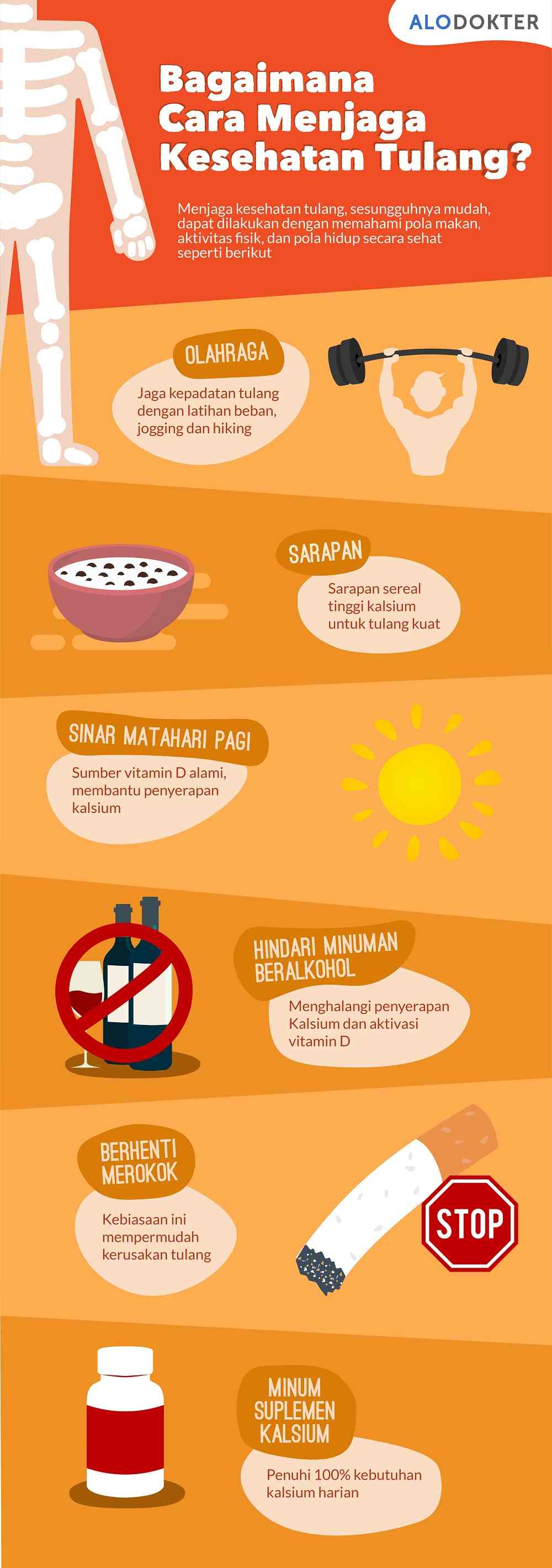 Tips Menjaga Kesehatan Tulang - Alodokter