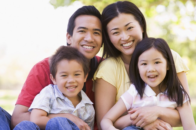 Keluarga yang terdiri dari ayah ibu dan anak disebut