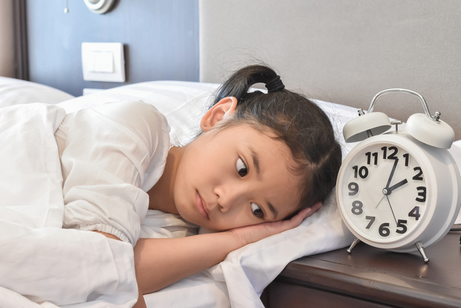 Kid difficult sleeping