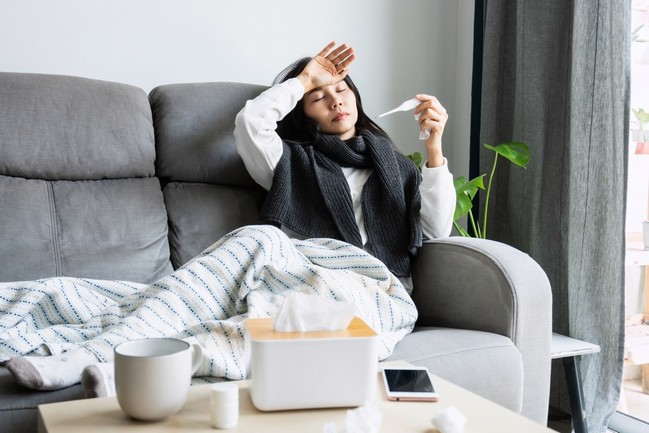 Symptoms of weakened immune system