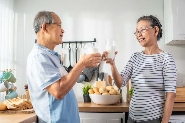 Milk for the elderly
