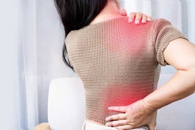 Locations of back pain
