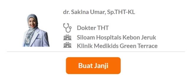 Dokter Spesialis THT Terbaik di Jakarta Barat - Alodokter