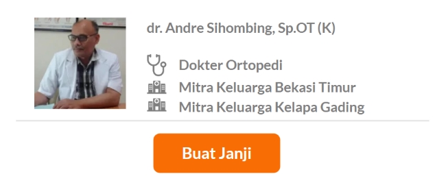 Dokter Spesialis Ortopedi dan Traumatologi Terbaik di Bekasi - Alodokter