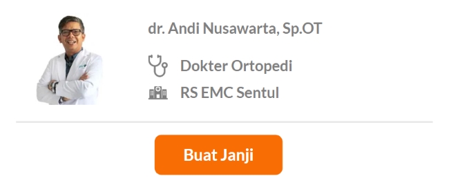 Dokter Spesialis Ortopedi dan Traumatologi Terbaik di Bogor - Alodokter