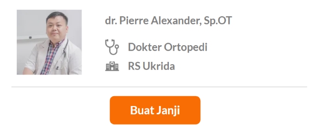 Dokter Spesialis Ortopedi dan Traumatologi Terbaik di Jakarta Barat - Alodokter