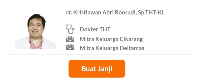 Dokter Spesialis THT Terbaik di Bekasi - Alodokter