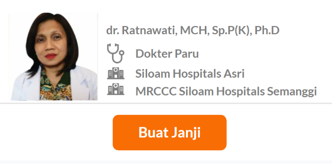 Dokter Spesialis Paru Terbaik di Jakarta Pusat - Alodokter