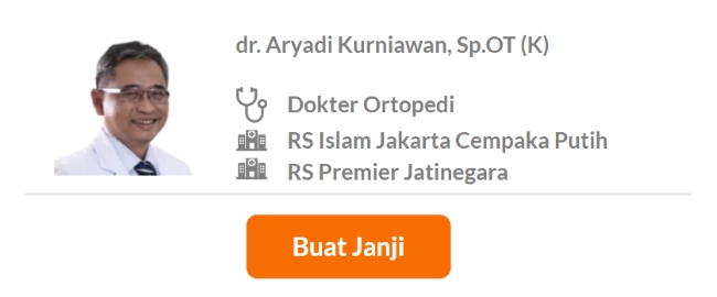 Dokter Spesialis Ortopedi dan Traumatologi Terbaik di Jakarta Pusat - Alodokter