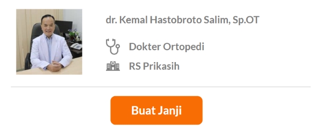 Dokter Spesialis Ortopedi dan Traumatologi Terbaik di Jakarta Pusat - Alodokter
