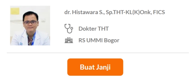 Dokter Spesialis THT Terbaik di Bogor - Alodokter