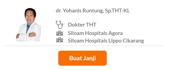 Dokter Spesialis THT Terbaik di Jakarta Pusat - Alodokter