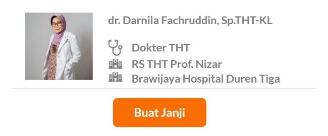 Dokter Spesialis THT Terbaik di Jakarta Pusat - Alodokter