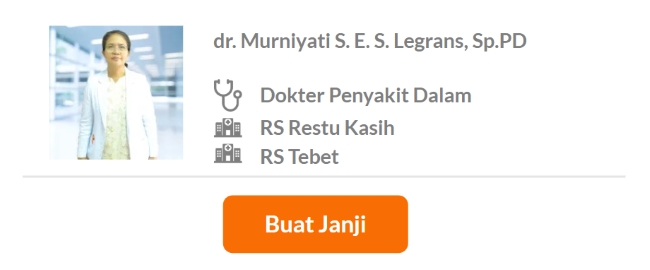 Dokter Spesialis Penyakit Dalam Terbaik di Jakarta Timur - Alodokter