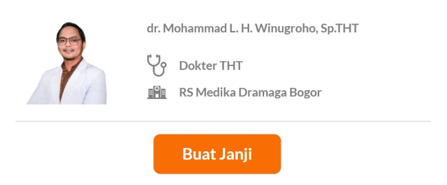 Dokter Spesialis THT Terbaik di Bogor - Alodokter