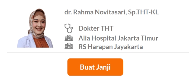 Dokter Spesialis THT Terbaik di Jakarta Timur - Alodokter