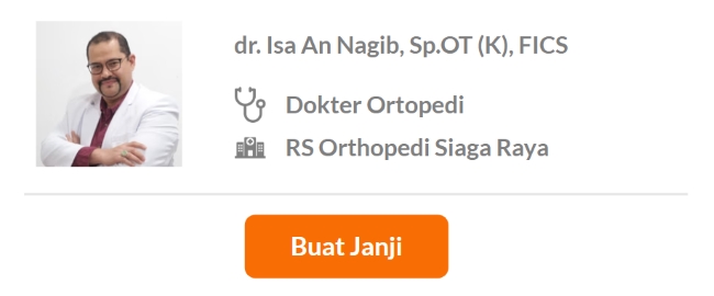 Dokter Spesialis Ortopedi dan Traumatologi Terbaik di Jakarta Selatan - Alodokter