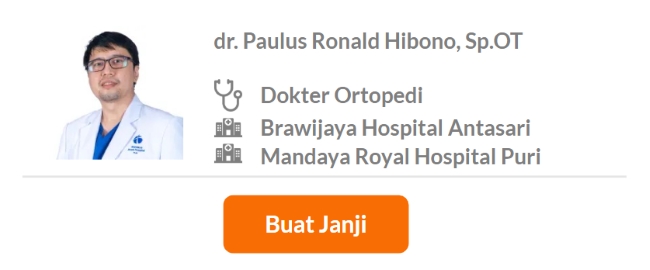 Dokter Spesialis Ortopedi dan Traumatologi Terbaik di Jakarta Selatan - Alodokter