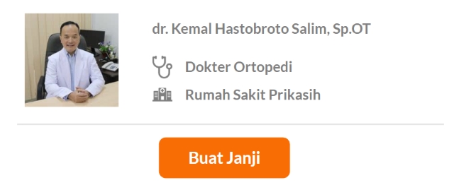 Dokter Spesialis Ortopedi dan Traumatologi Terbaik di Jakarta Selatan - Alodokter