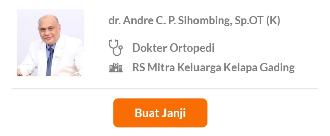 Dokter Spesialis Ortopedi dan Traumatologi Terbaik di Jakarta Utara - Alodokter