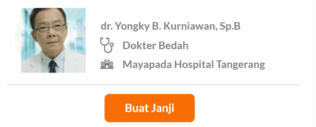 Dokter Spesialis Bedah Terbaik di Tangerang - Alodokter
