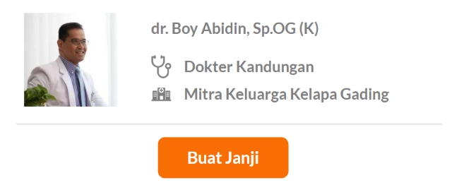 Dokter Spesialis Kebidanan dan Kandungan Terbaik di Jakarta Utara - Alodokter