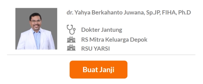 Dokter Spesialis Jantung dan Pembuluh Darah Terbaik di Depok - Alodokter