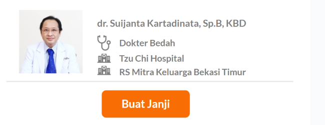 Dokter Spesialis Bedah Terbaik di Jakarta Utara - Alodokter