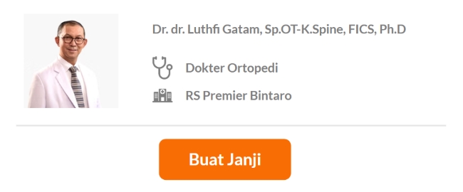 Dokter Spesialis Ortopedi dan Traumatologi Terbaik di Tangerang Selatan - Alodokter