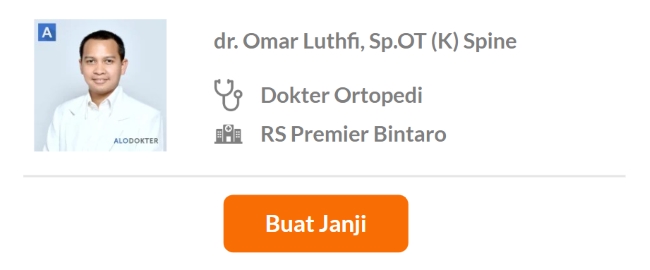 Dokter Spesialis Ortopedi dan Traumatologi Terbaik di Tangerang Selatan - Alodokter