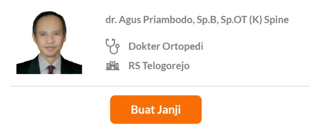 Dokter Spesialis Ortopedi dan Traumatologi Terbaik di Semarang - Alodokter