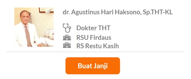 Dokter Spesialis THT Terbaik di Jakarta Utara - Alodokter