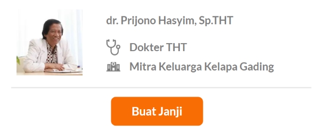 Dokter Spesialis THT Terbaik di Jakarta Utara - Alodokter