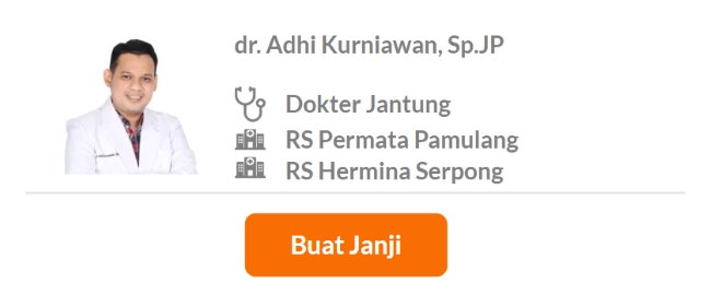 Dokter Spesialis Jantung dan Pembuluh Darah Terbaik di Tangerang Selatan - Alodokter