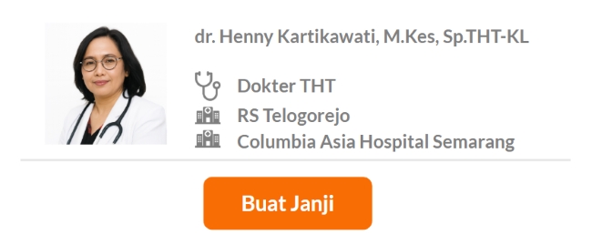 Dokter Spesialis THT Terbaik di Semarang - Alodokter