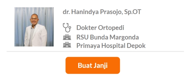 Dokter Spesialis Ortopedi dan Traumatologi Terbaik di Depok - Alodokter
